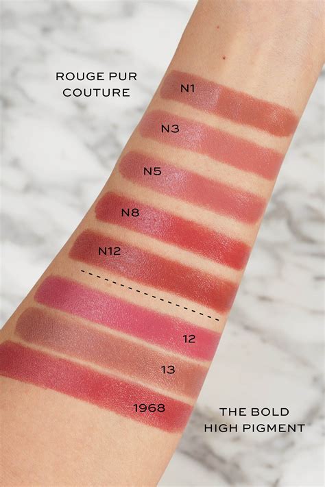 ysl rouge pur couture 53 swatch|ysl rouge pur couture shades.